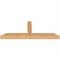 Ekena Millwork Portland Smooth Timber Gable Bracket, Western Red Cedar, 48"W x 18"H x 3 1/2"D x 3 1/2"F, 9/12 Pitch GBW048X18X0404POR00SWR - alternate 2
